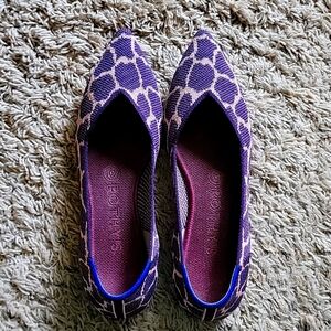 Rothy's The Point - Violet Giraffe sz 7.5
